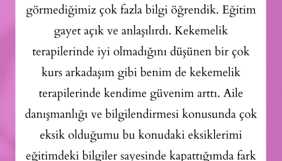 Çocuklarla Kekemelik Terapilerinde Kızılboğa Modeli Eğitimi Haziran 2024