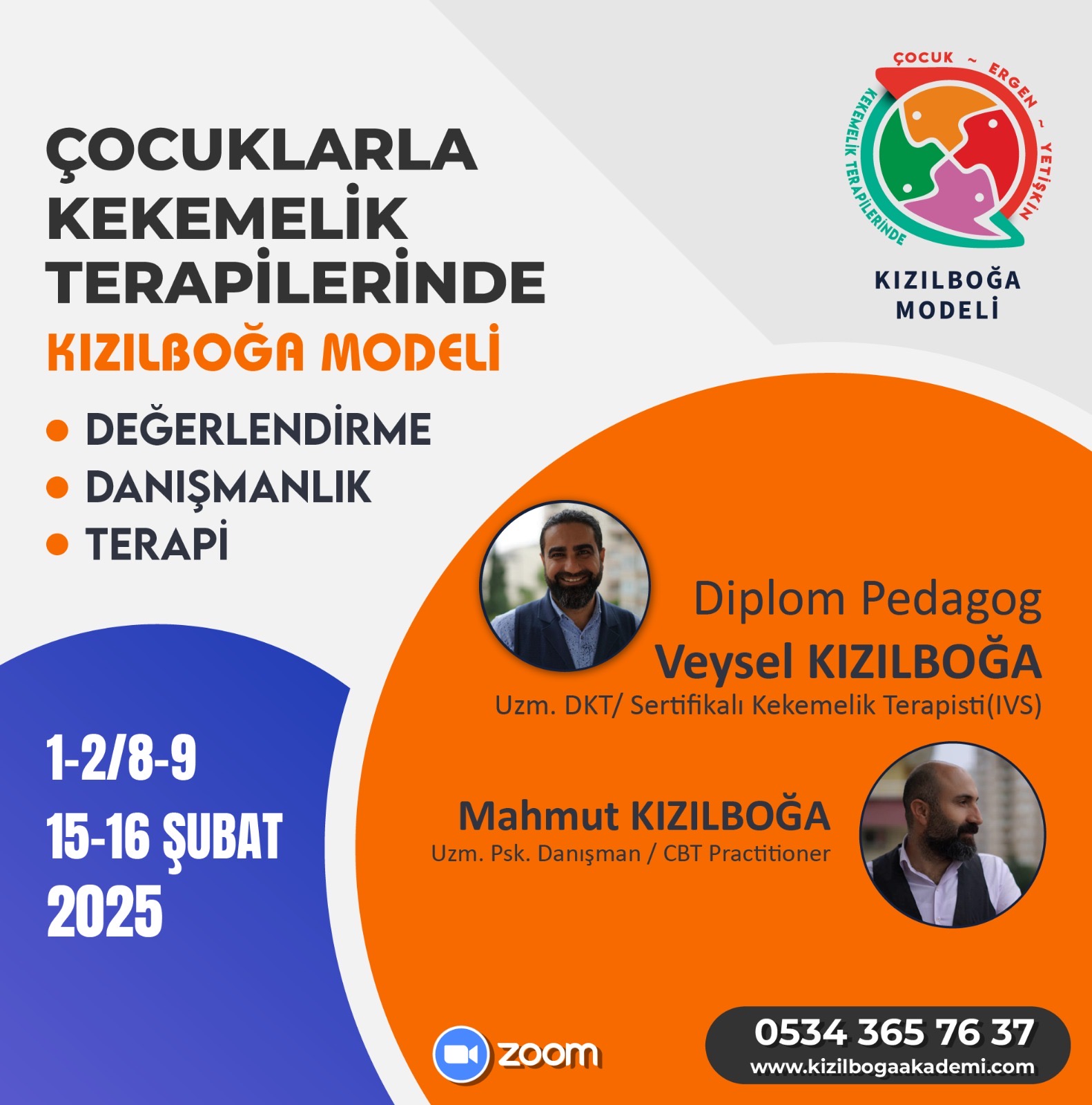 Çocuklarla Kekemelik Terapilerinde Kızılboğa Modeli Eğitimi /  Şubat 2025