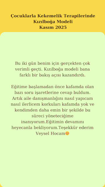 52. Çocuklarla Kekemelik Ter. Kızılboğa Modeli Eğitimi