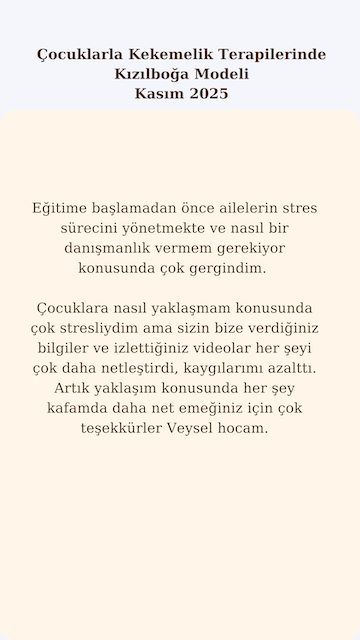 52. Çocuklarla Kekemelik Ter. Kızılboğa Modeli Eğitimi