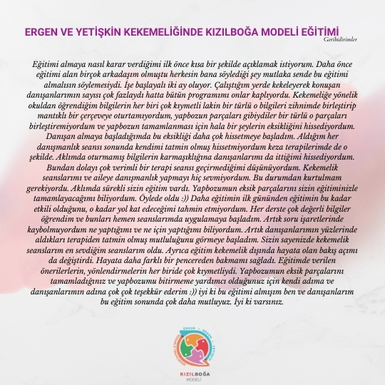 Ergen ve Yetişkinlerle Kekemelik Ter. Kızılboğa Modeli /Şubat 2026
