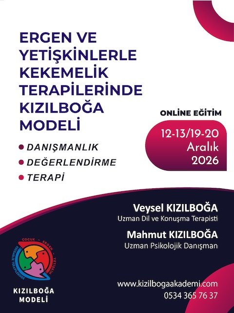 57. Ergen ve Yetişkinlerle Kekemelik Ter. Kızılboğa Modeli /Aralık 2026